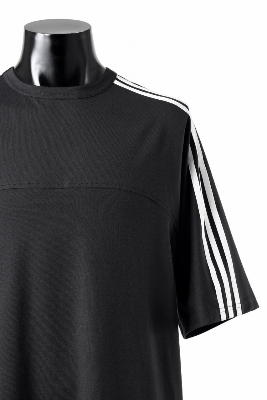 Y-3 Yohji Yamamoto 3 STRIPES SHORT SLEEVE TEE (BLACK)