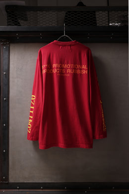 beauty : beast x 20471120 COLLABORATION L/S TEE _3 (RED x YELLOW)