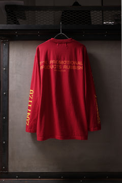 Load image into Gallery viewer, beauty : beast x 20471120 COLLABORATION L/S TEE _3 (RED x YELLOW)