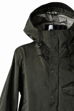 画像をギャラリービューアに読み込む, Ten c CYCLONE PARKA / GARMENT DYED OJJ (DARK GREEN)