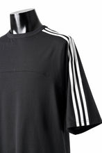 画像をギャラリービューアに読み込む, Y-3 Yohji Yamamoto 3 STRIPES SHORT SLEEVE TEE (BLACK)