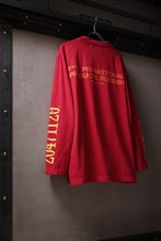 Load image into Gallery viewer, beauty : beast x 20471120 COLLABORATION L/S TEE _3 (RED x YELLOW)