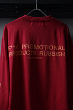 Load image into Gallery viewer, beauty : beast x 20471120 COLLABORATION L/S TEE _3 (RED x YELLOW)