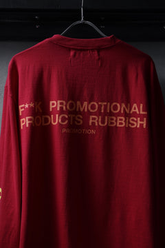 Load image into Gallery viewer, beauty : beast x 20471120 COLLABORATION L/S TEE _3 (RED x YELLOW)