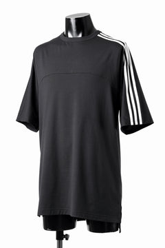 画像をギャラリービューアに読み込む, Y-3 Yohji Yamamoto 3 STRIPES SHORT SLEEVE TEE (BLACK)