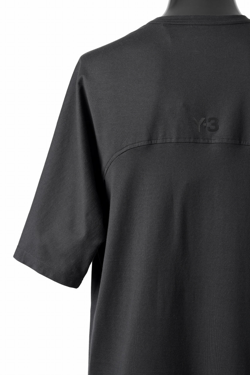 Y-3 Yohji Yamamoto 3 STRIPES SHORT SLEEVE TEE (BLACK)