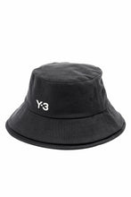 Load image into Gallery viewer, Y-3 Yohji Yamamoto 3 STRIPES DOUBLE BRIM HAT (BLACK)