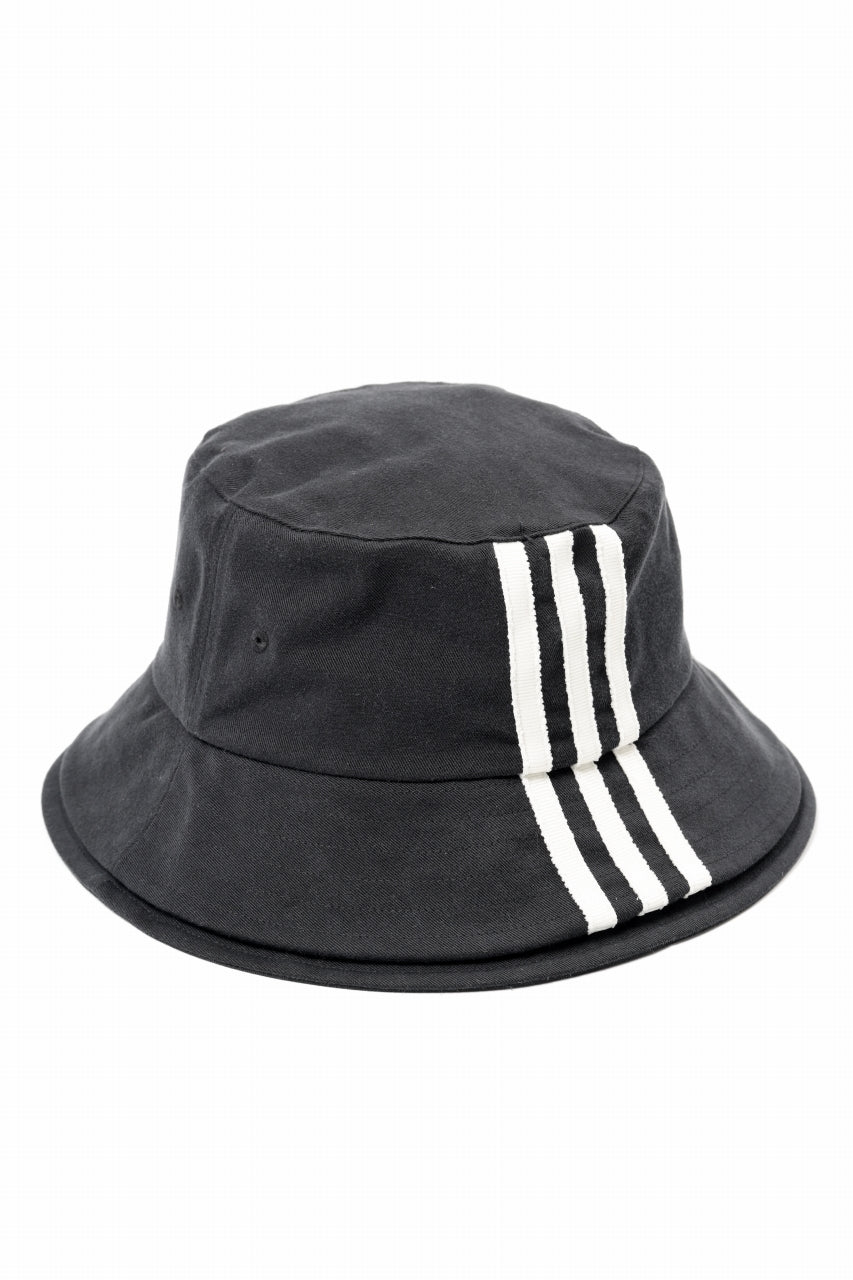 Y-3 Yohji Yamamoto 3 STRIPES DOUBLE BRIM HAT (BLACK)