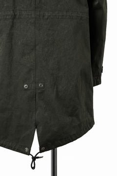 Load image into Gallery viewer, Ten c CYCLONE PARKA / GARMENT DYED OJJ (DARK GREEN)