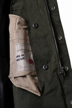 Load image into Gallery viewer, Ten c CYCLONE PARKA / GARMENT DYED OJJ (DARK GREEN)