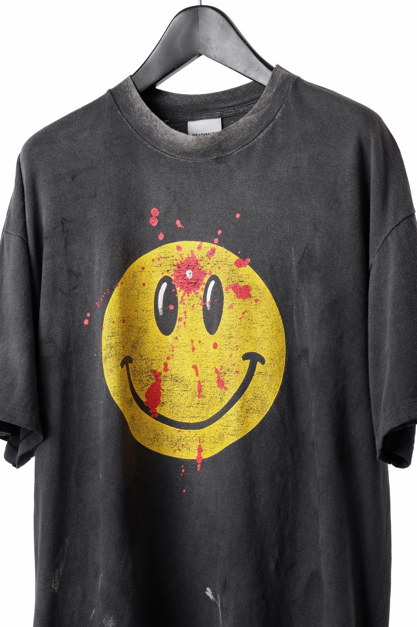 READYMADE S/S SMILE T-SHIRT (BLACK)