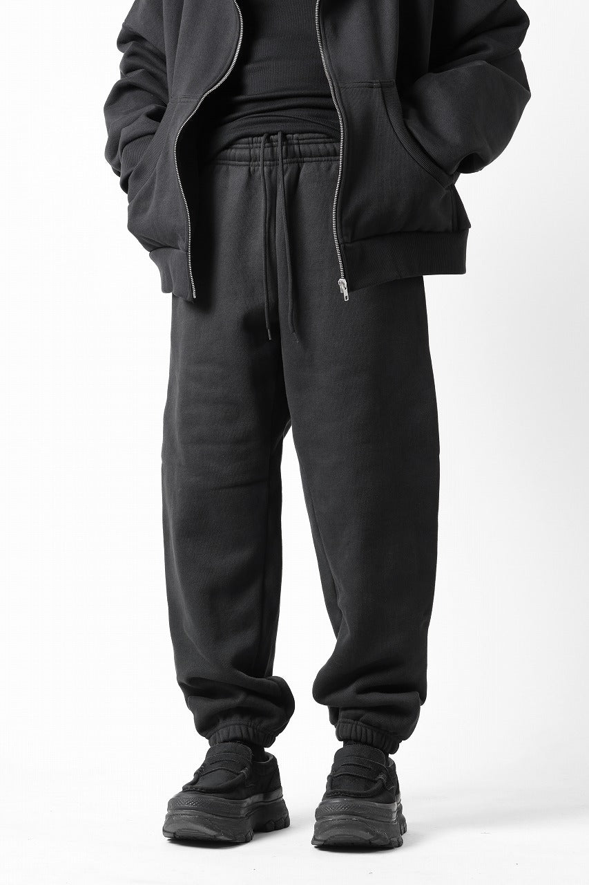 entire studios HEAVY JOGGER SWEAT PANTS (WASHED BLACK)