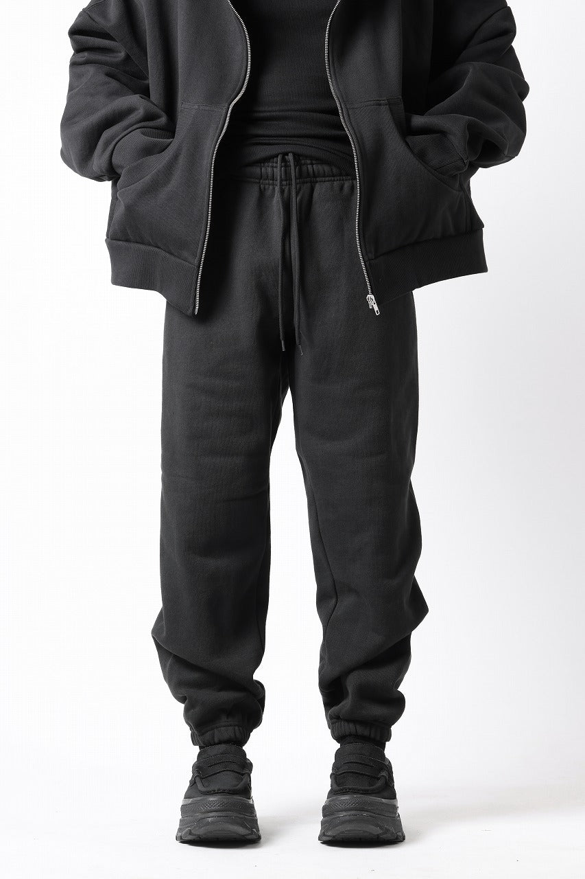 entire studios HEAVY JOGGER SWEAT PANTS (WASHED BLACK)