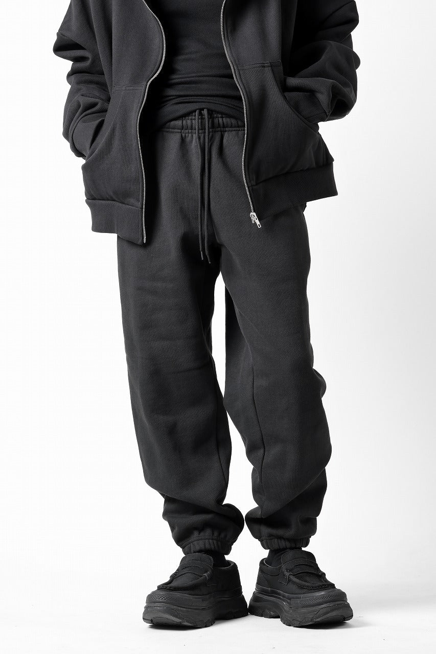 entire studios HEAVY JOGGER SWEAT PANTS (WASHED BLACK)