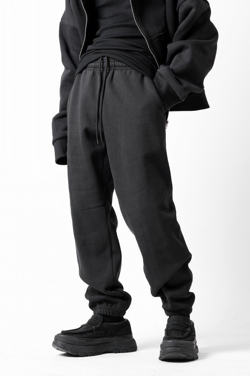 entire studios HEAVY JOGGER SWEAT PANTS (WASHED BLACK)