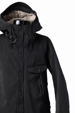 Load image into Gallery viewer, Ten c CYCLONE PARKA / GARMENT DYED OJJ (BLACK)