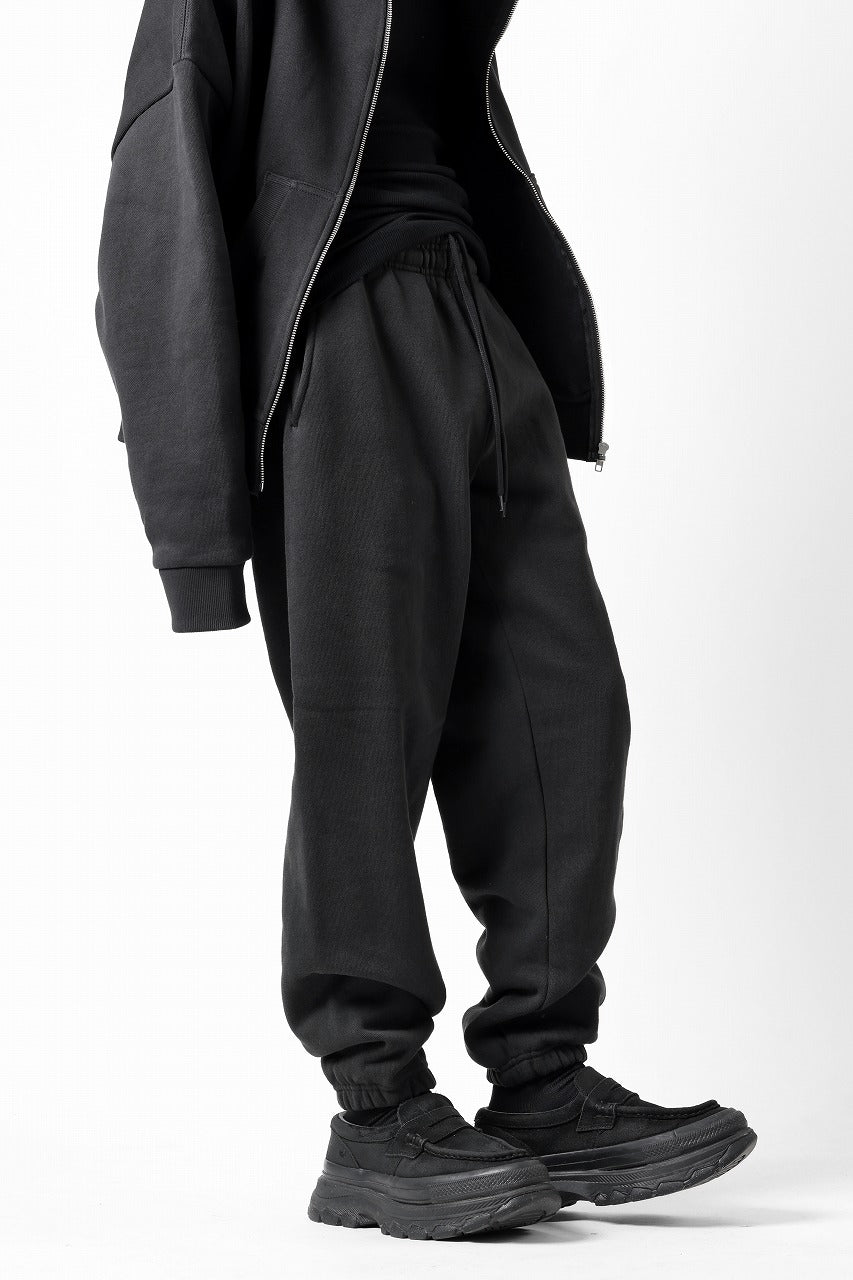 entire studios HEAVY JOGGER SWEAT PANTS (WASHED BLACK)