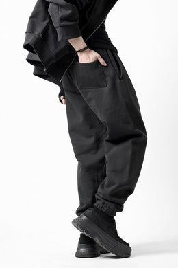 entire studios HEAVY JOGGER SWEAT PANTS (WASHED BLACK)