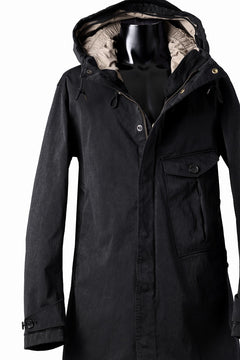 Load image into Gallery viewer, Ten c CYCLONE PARKA / GARMENT DYED OJJ (BLACK)