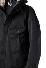 Load image into Gallery viewer, Ten c CYCLONE PARKA / GARMENT DYED OJJ (BLACK)