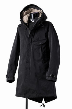 Load image into Gallery viewer, Ten c CYCLONE PARKA / GARMENT DYED OJJ (BLACK)