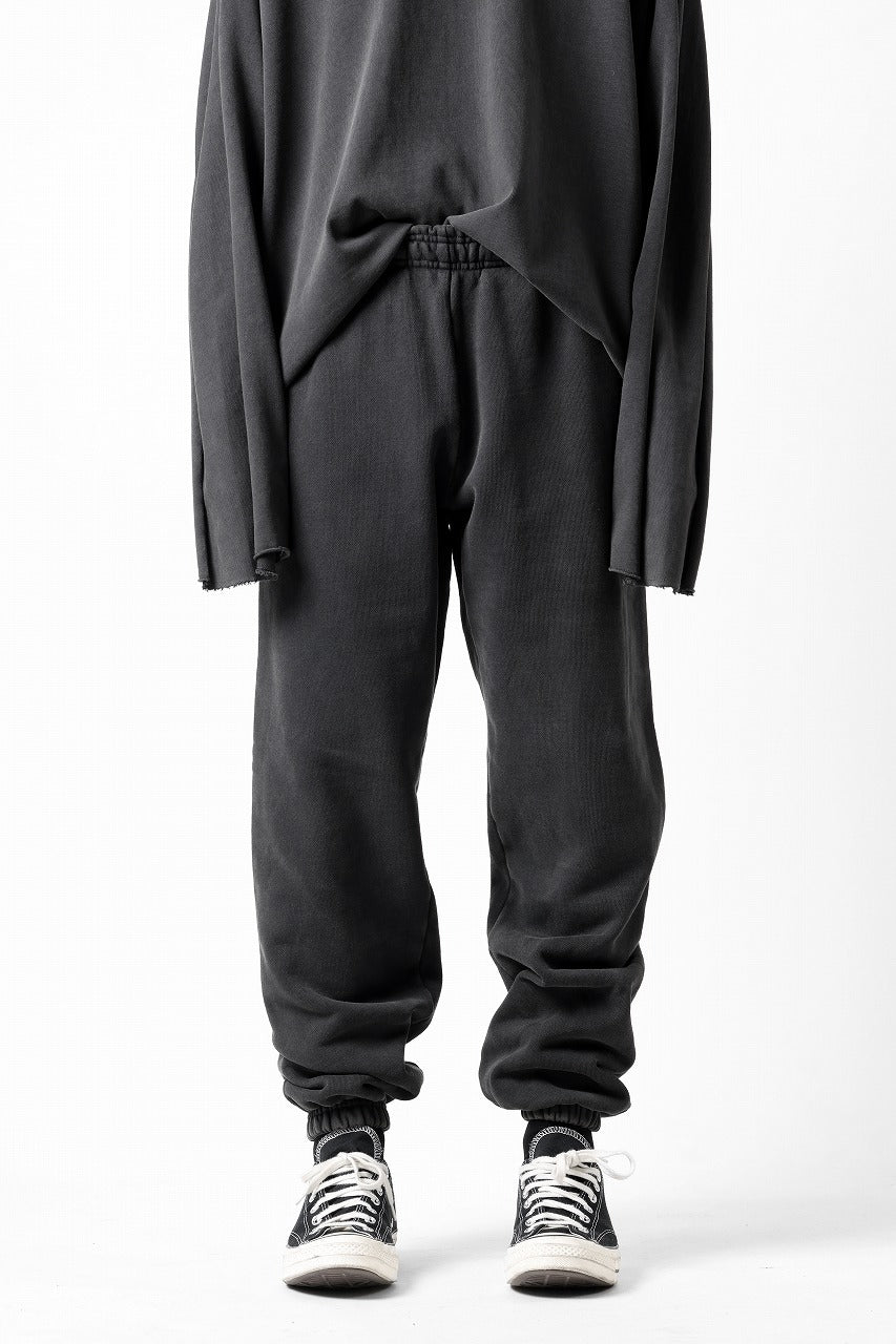 entire studios HEAVY JOGGER SWEAT PANTS (WASHED BLACK)