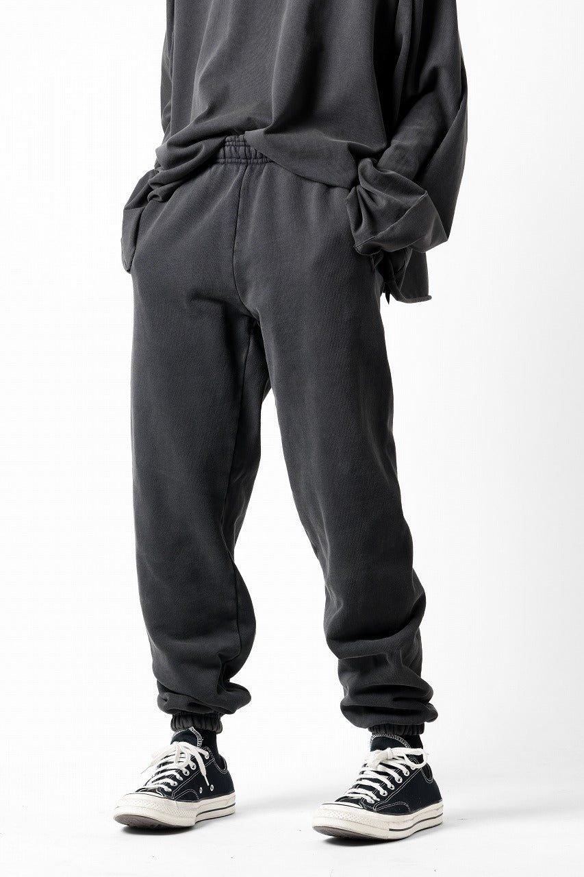 entire studios HEAVY JOGGER SWEAT PANTS (WASHED BLACK)