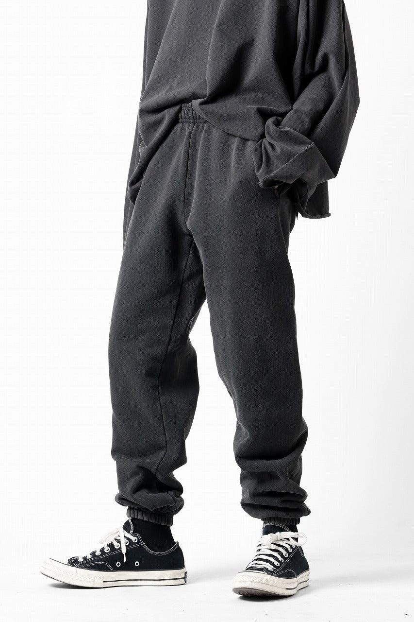 entire studios HEAVY JOGGER SWEAT PANTS (WASHED BLACK)