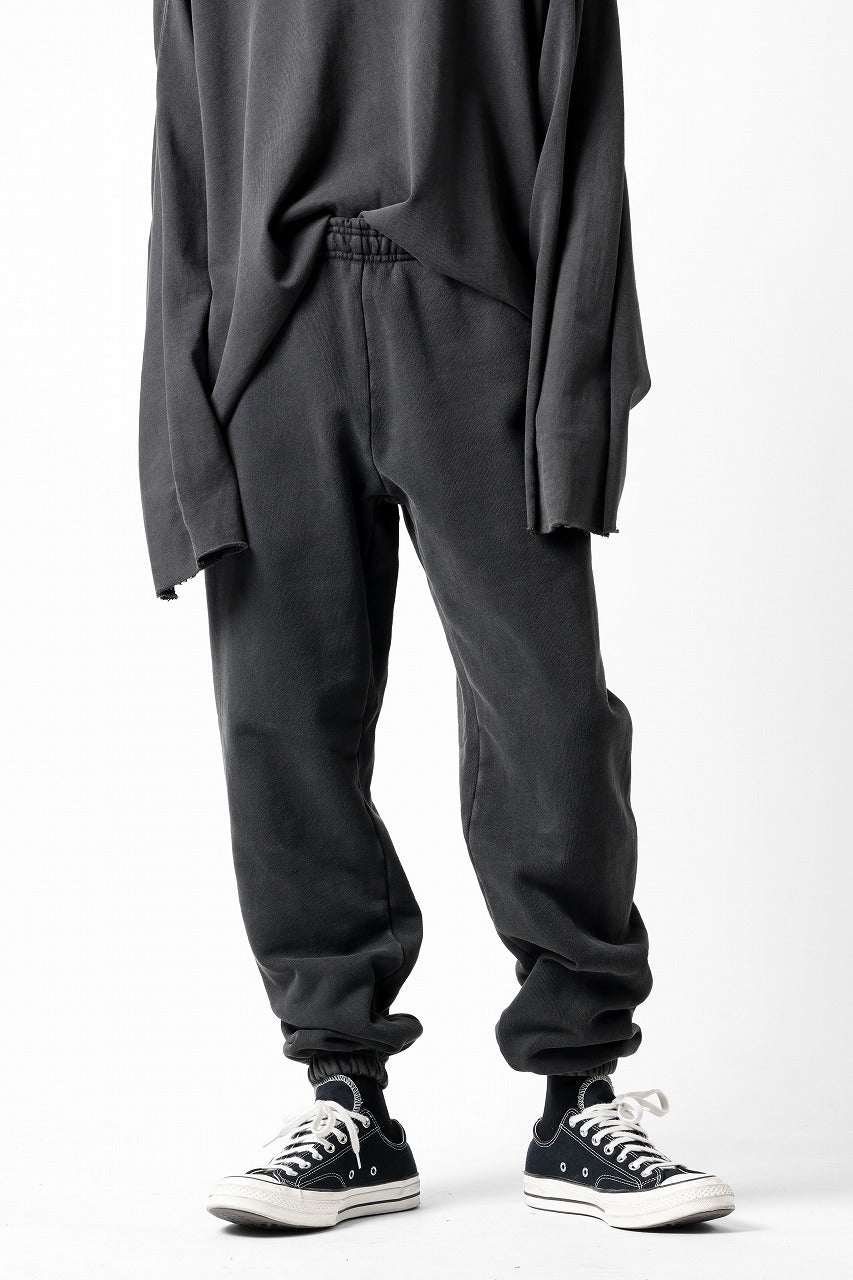 entire studios HEAVY JOGGER SWEAT PANTS (WASHED BLACK)