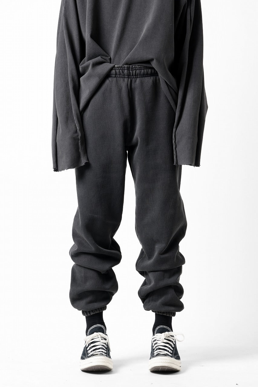 entire studios HEAVY JOGGER SWEAT PANTS (WASHED BLACK)