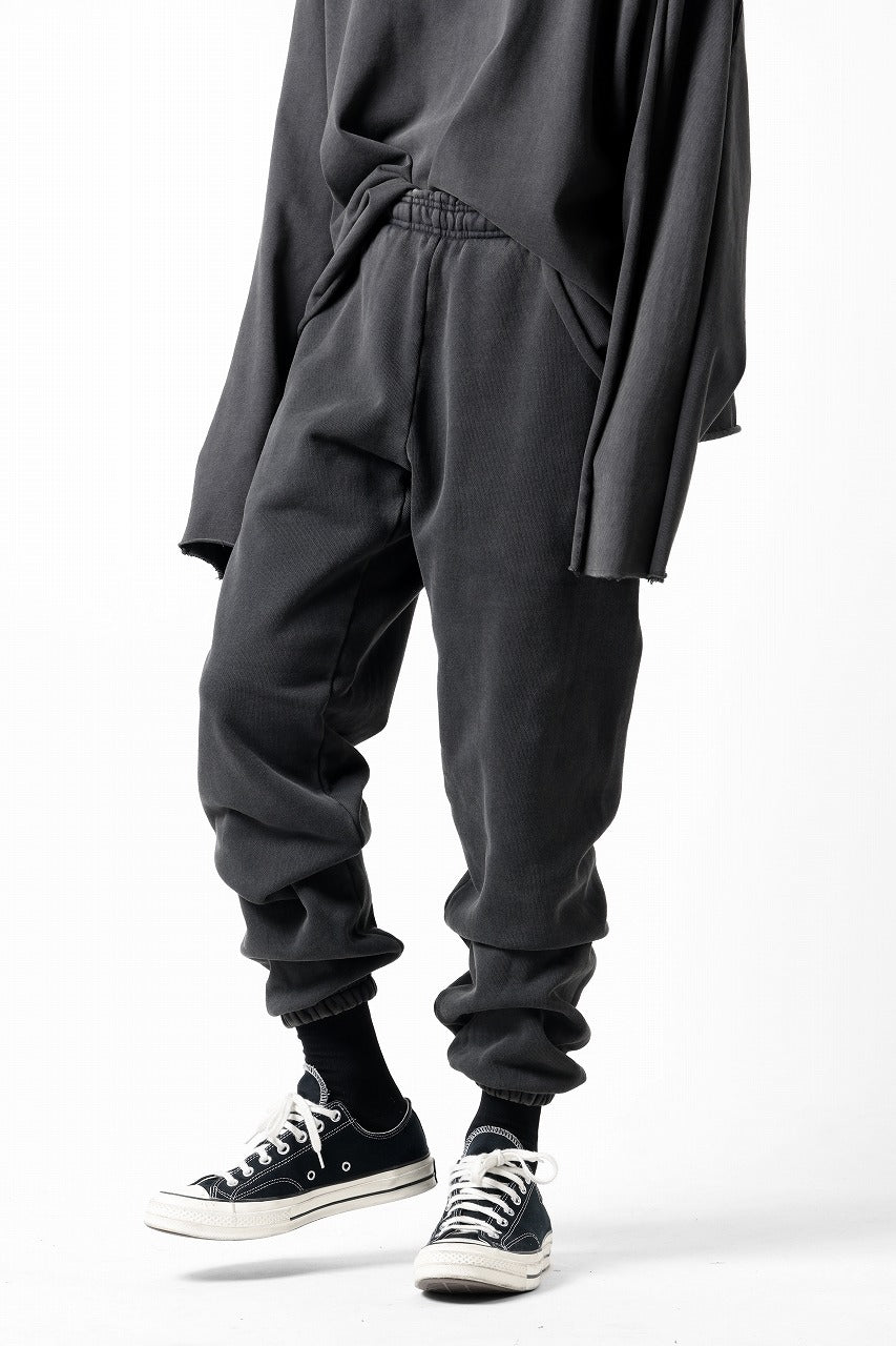 entire studios HEAVY JOGGER SWEAT PANTS (WASHED BLACK)