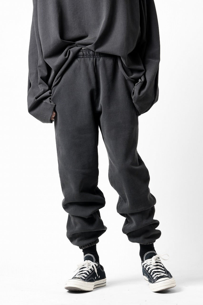 entire studios HEAVY JOGGER SWEAT PANTS (WASHED BLACK)