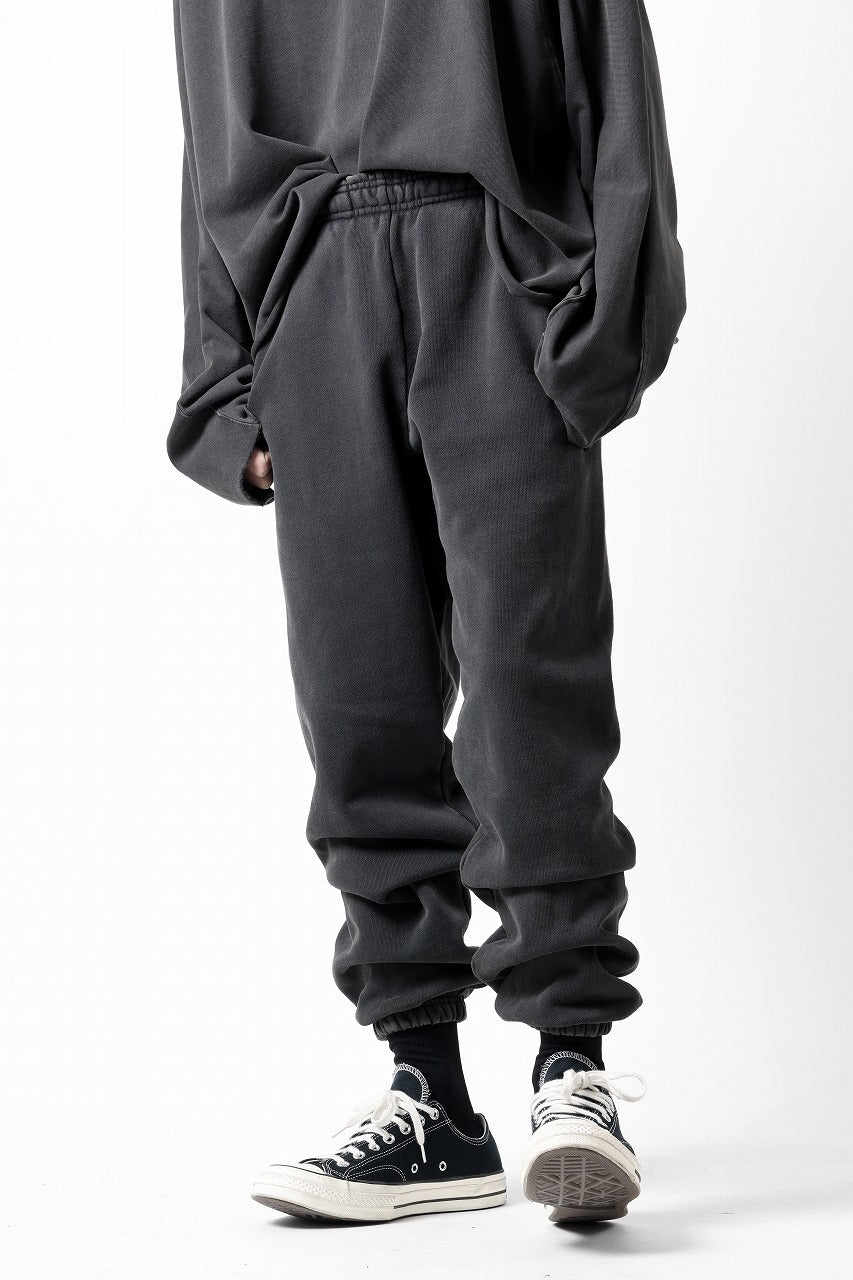 entire studios HEAVY JOGGER SWEAT PANTS (WASHED BLACK)