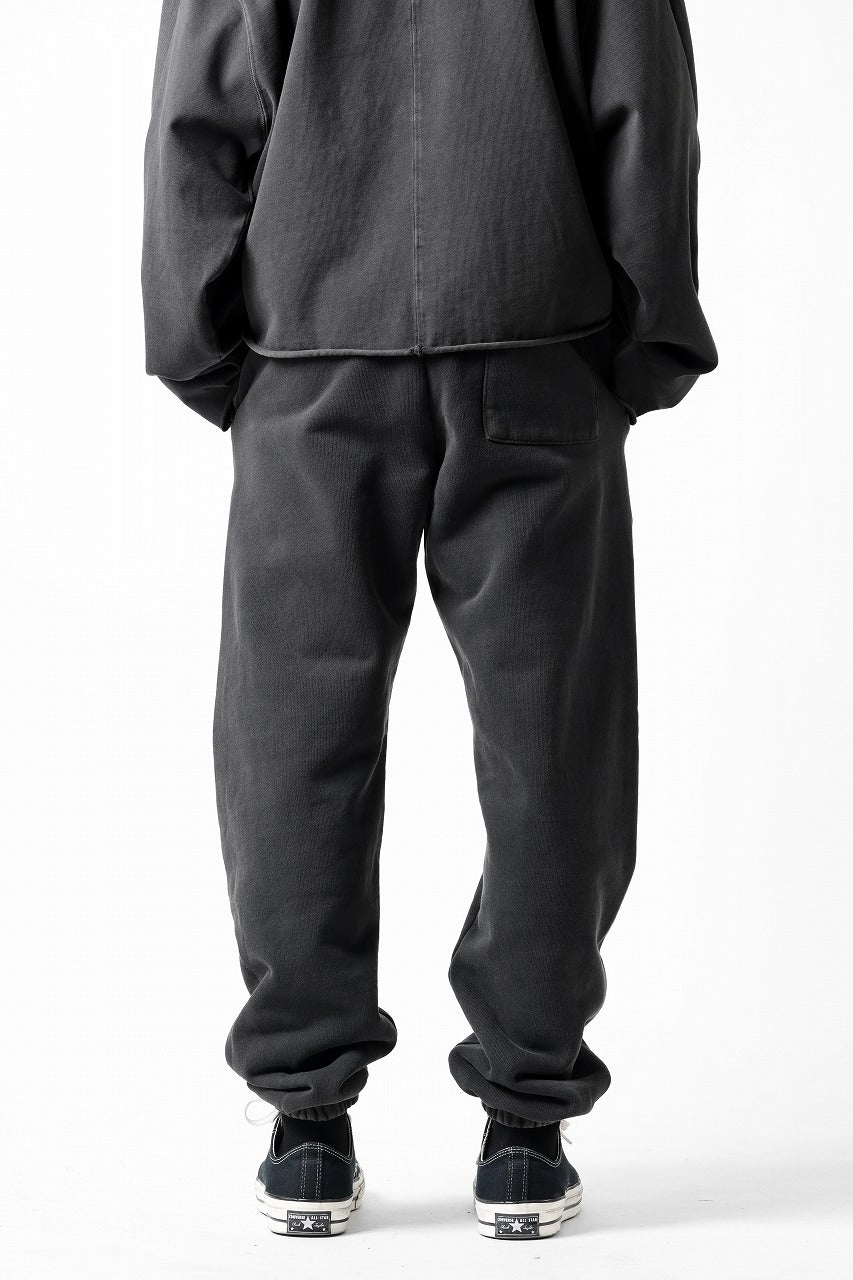 entire studios HEAVY JOGGER SWEAT PANTS (WASHED BLACK)