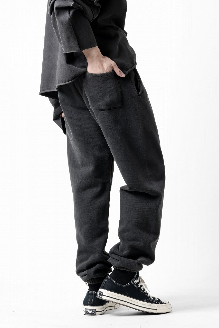 entire studios HEAVY JOGGER SWEAT PANTS (WASHED BLACK)