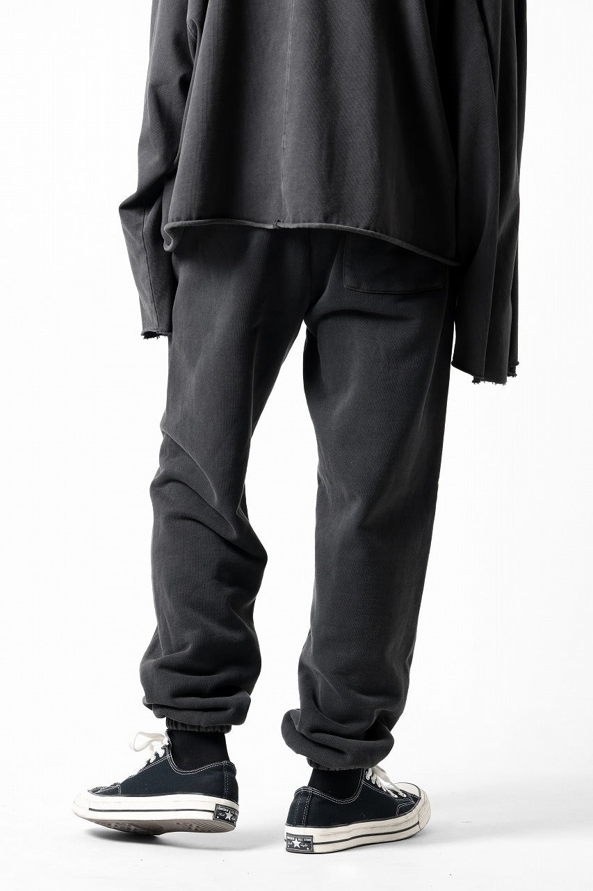 entire studios HEAVY JOGGER SWEAT PANTS (WASHED BLACK)