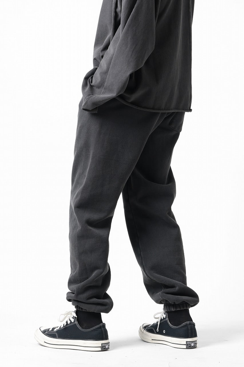 entire studios HEAVY JOGGER SWEAT PANTS (WASHED BLACK)