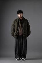 画像をギャラリービューアに読み込む, Ten c LIGHT DOWN FIELD JACKET / GARMENT DYED NYLON TACTEL (DARK GREEN)