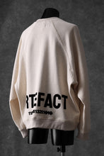 画像をギャラリービューアに読み込む, A.F ARTEFACT BOMBERHEAT® BACK LOGO DOLMAN TOPS (CREAM)