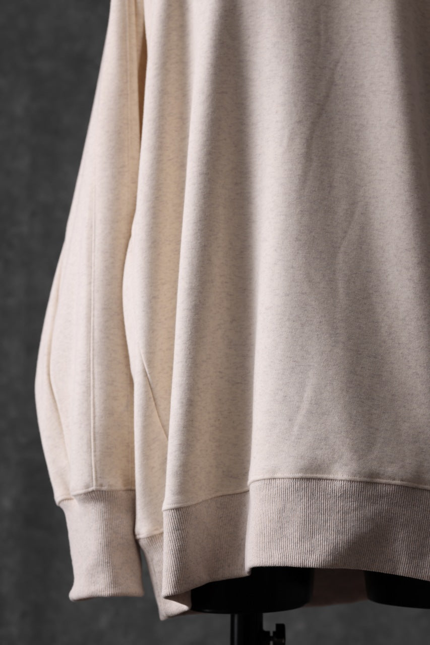 A.F ARTEFACT BOMBERHEAT® DOLMAN PULLOVER TOPS (CREAM)