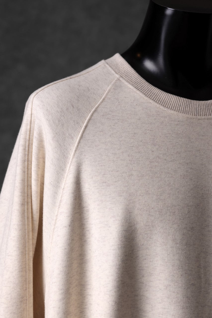 A.F ARTEFACT BOMBERHEAT® DOLMAN PULLOVER TOPS (CREAM)