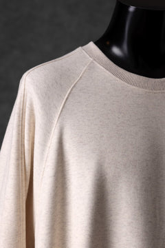 Load image into Gallery viewer, A.F ARTEFACT BOMBERHEAT® DOLMAN PULLOVER TOPS (CREAM)