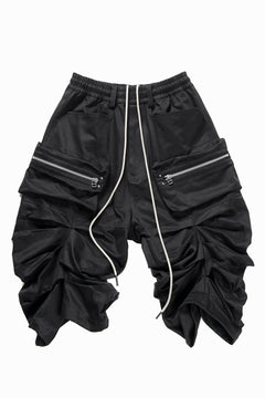 Load image into Gallery viewer, A.F ARTEFACT MONSTER TUCKE SHORTS / SOFT CHINO CLOTH (BLACK)