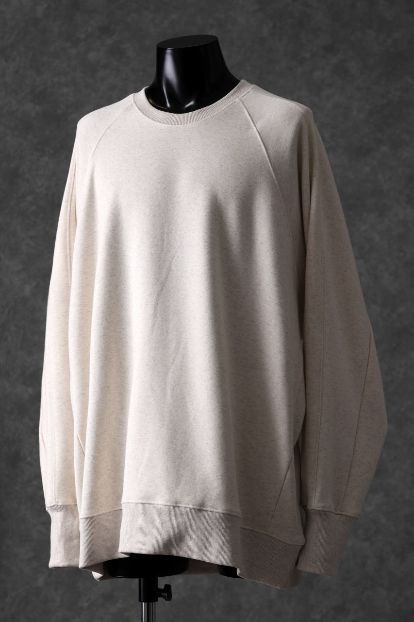 A.F ARTEFACT BOMBERHEAT® DOLMAN PULLOVER TOPS (CREAM)