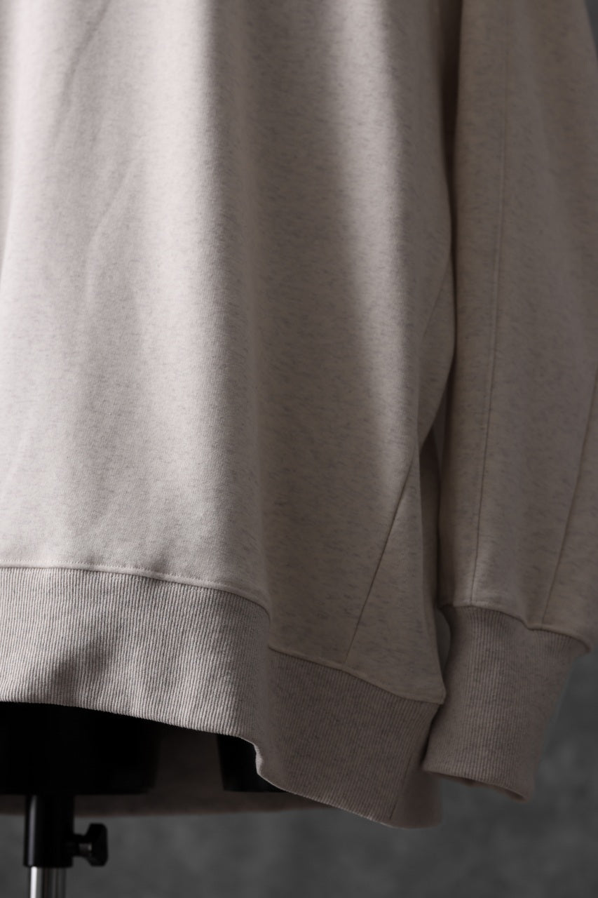 A.F ARTEFACT BOMBERHEAT® DOLMAN PULLOVER TOPS (CREAM)