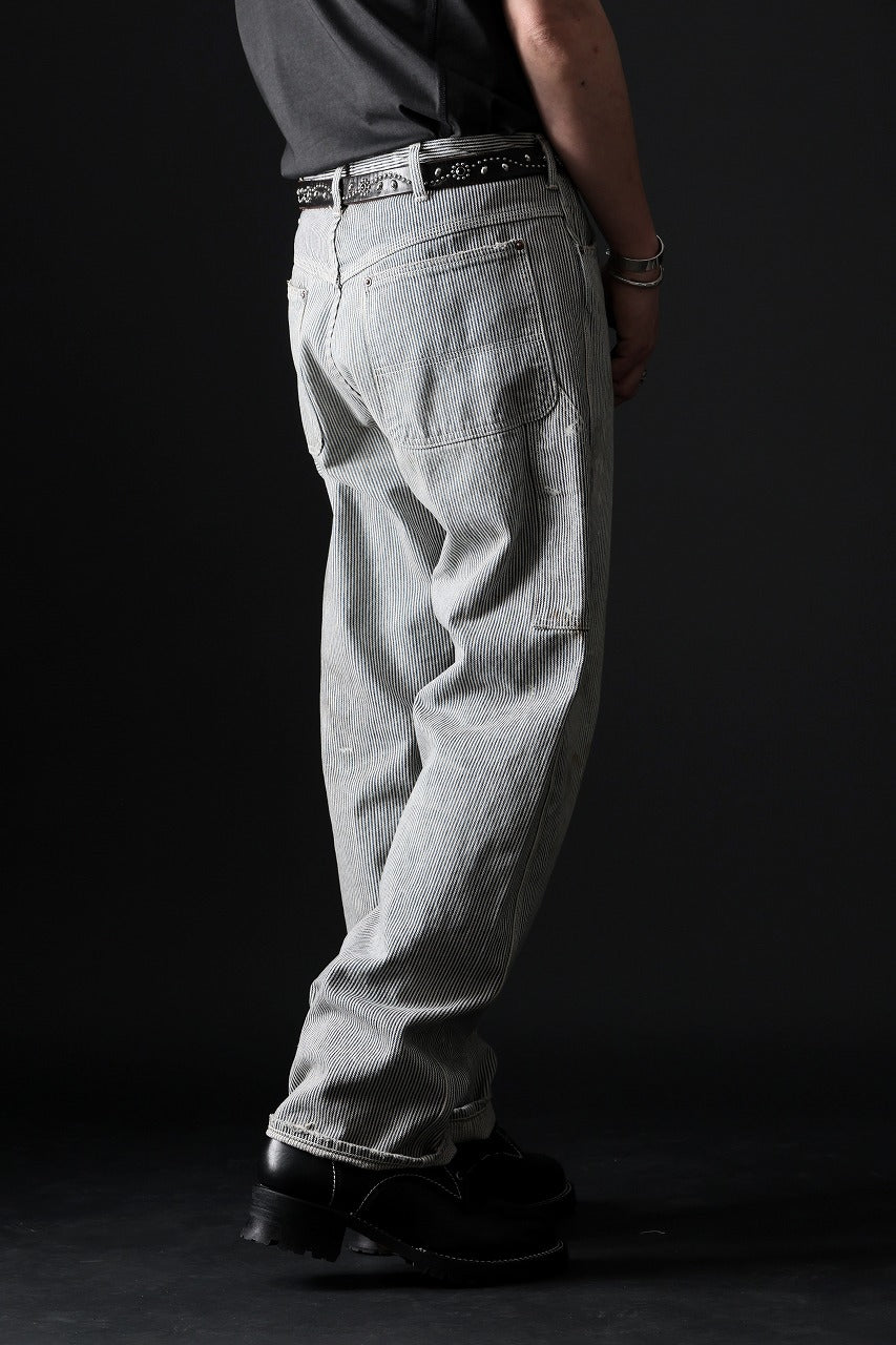 画像をギャラリービューアに読み込む, FULLCOUNT x N/07 x LOOM exclusive STRAIGHT PAINTER TROUSERS (HICKORY STRIPE)
