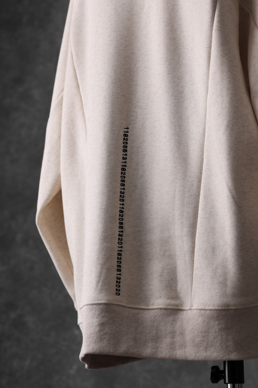 A.F ARTEFACT BOMBERHEAT® DOLMAN PULLOVER TOPS (CREAM)