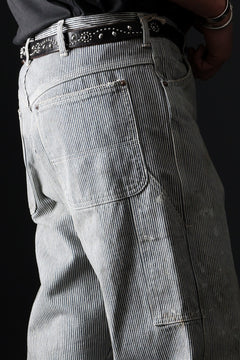 画像をギャラリービューアに読み込む, FULLCOUNT x N/07 x LOOM exclusive STRAIGHT PAINTER TROUSERS (HICKORY STRIPE)