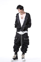 Load image into Gallery viewer, A.F ARTEFACT MONSTER TUCKE SHORTS / SOFT CHINO CLOTH (BLACK)