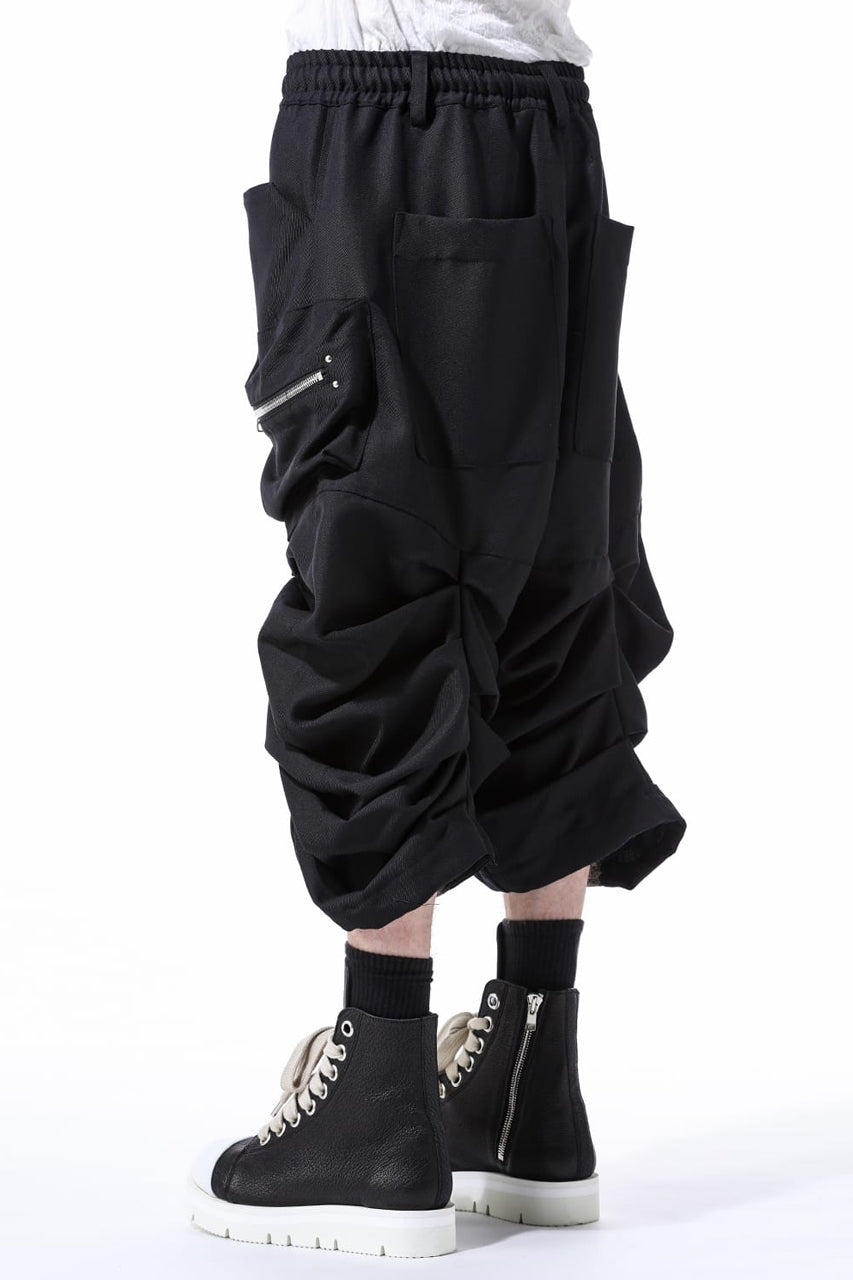 Load image into Gallery viewer, A.F ARTEFACT MONSTER TUCKE SHORTS / SOFT CHINO CLOTH (BLACK)